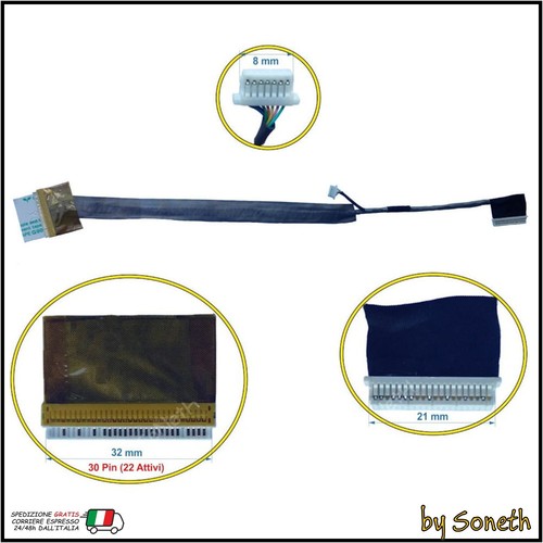 Flat cavo lcd - lcd, per