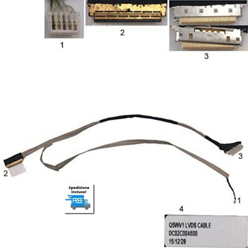 Cavo flat acer aspire 571g - flat, v3-571g
